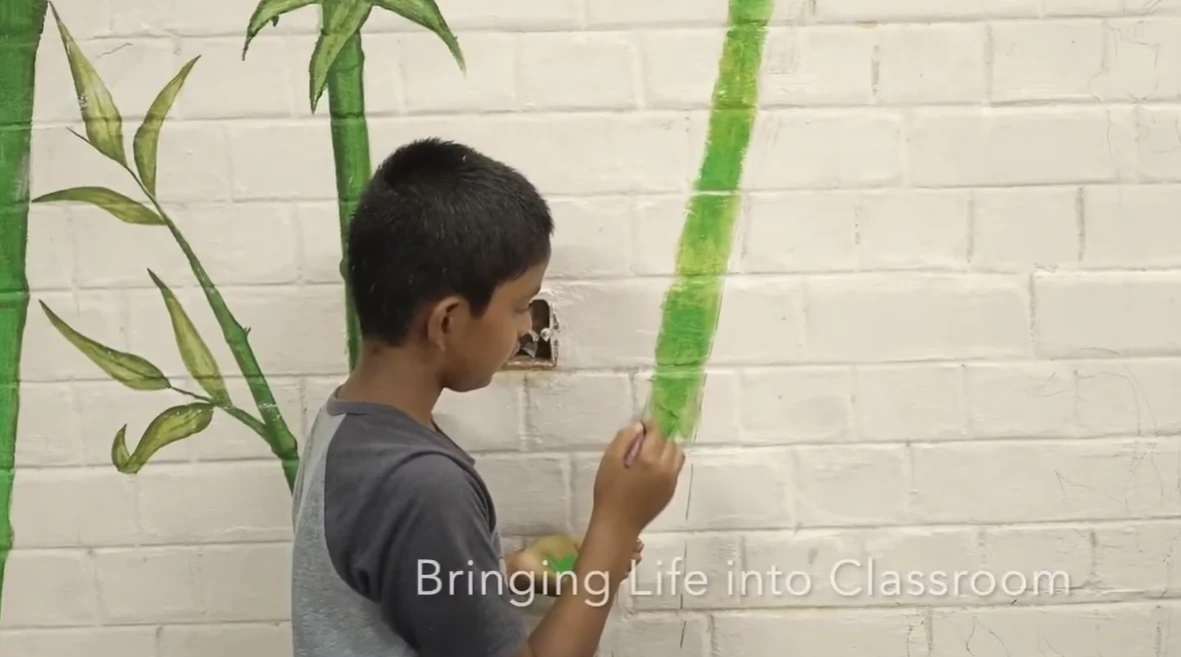 Joyful English classroom